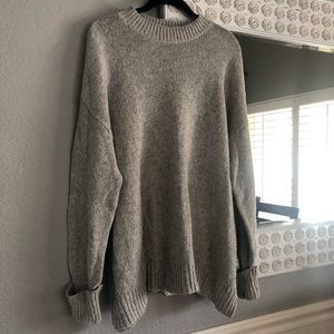 Long pullover sweater